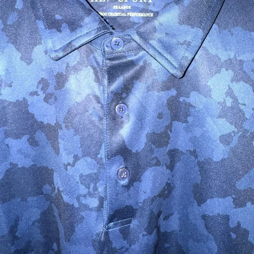 Horn Legend Moonlight Camo Performance Golf Polo Shirt Sz Men’s XXL